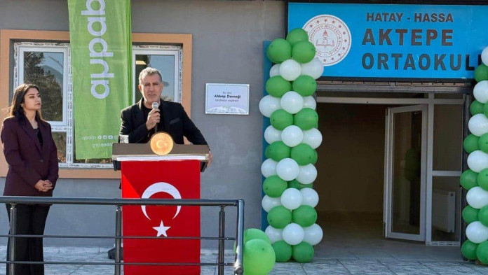 AHBAB Derneği Hassa Aktepe’de Ortaokul Yaptı AHBAB Derneği Hassa Aktepe’de Ortaokul Yaptı