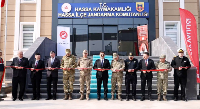 Hassa Jandarma Komutanlığı Hizmete Açıldı Hassa Jandarma Komutanlığı Hizmete Açıldı